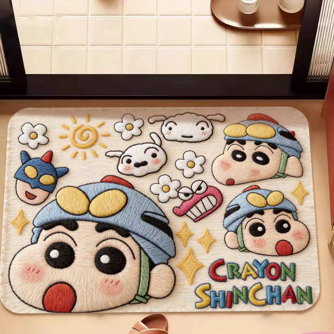 Cartoon-Themed Floor Mat
