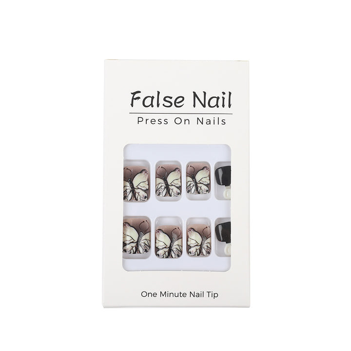Artificial nails with butterfly design Stornfield