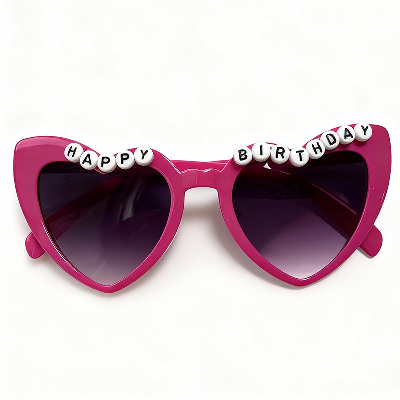 Fun Themed Heart-Shaped Sunglasses Stornfield