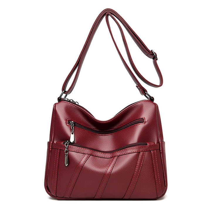 Elegant Zip-Detail Shoulder Bag Stornfield