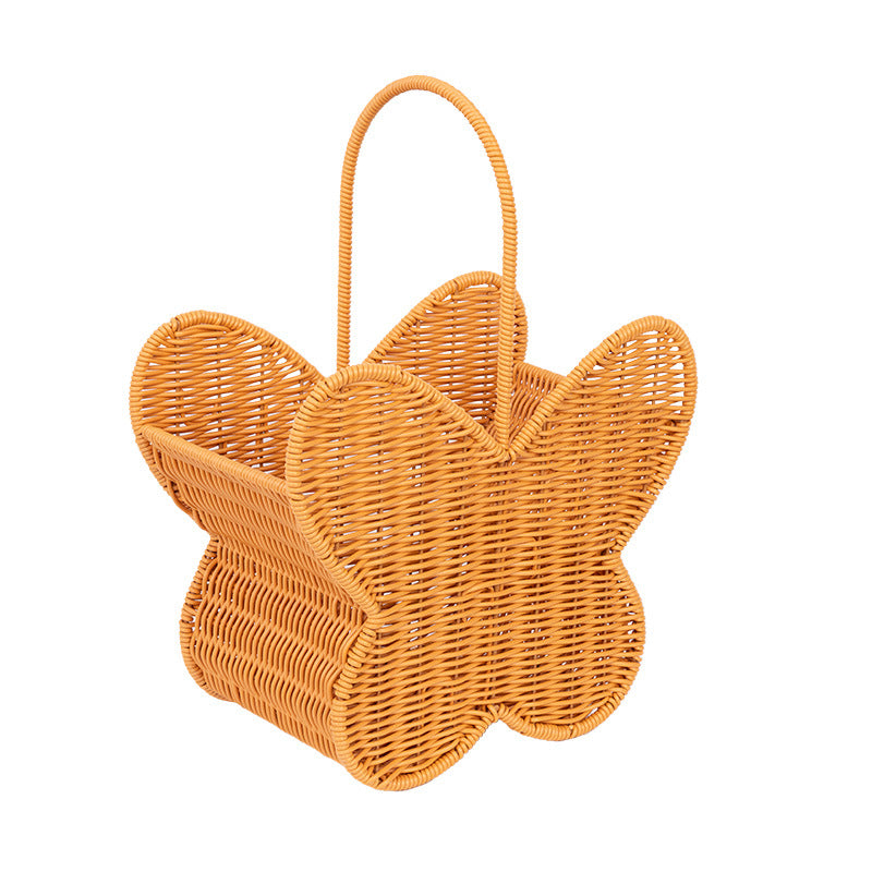 Butterfly-Shaped Woven Storage Basket Stornfield