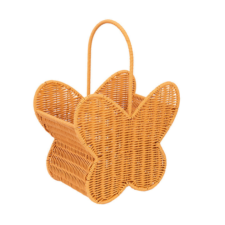 Butterfly-Shaped Woven Storage Basket Stornfield