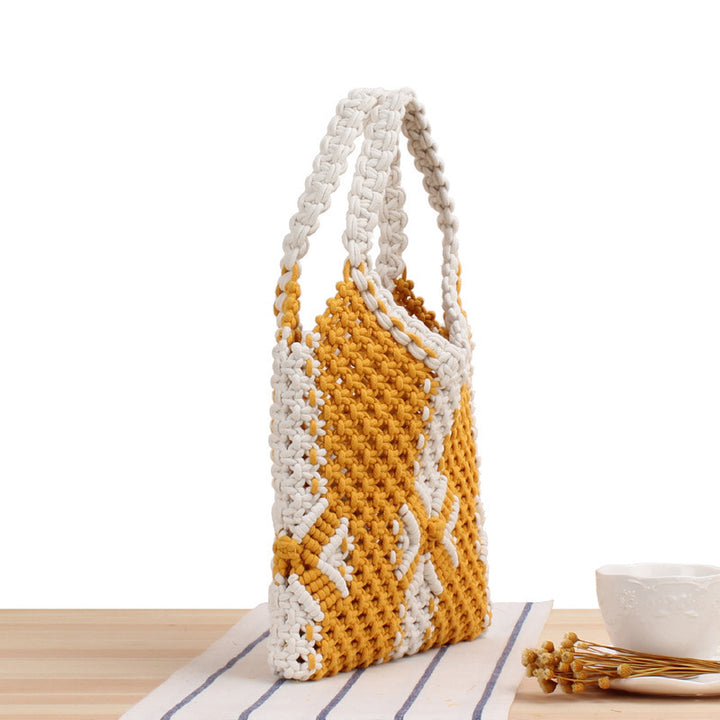 Handmade macrame bag with stylish design Stornfield