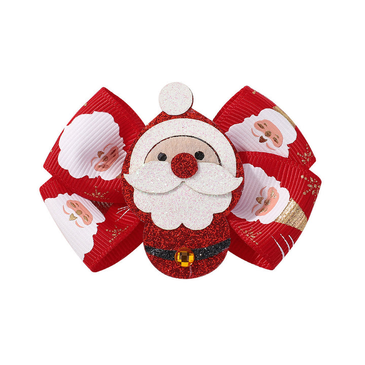 Festive Holiday Hair Bow Clip Stornfield