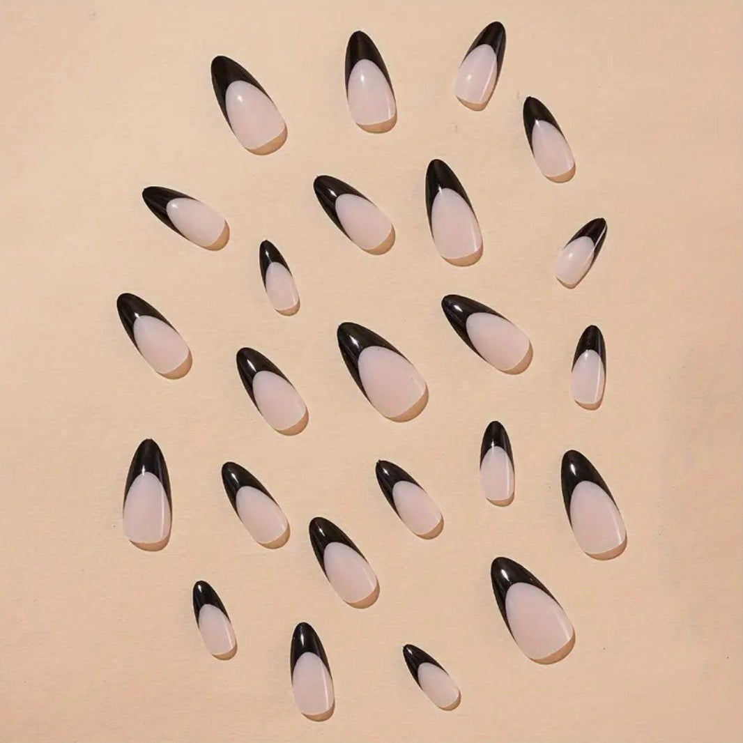 Artificial nail tips with stylish motif Stornfield