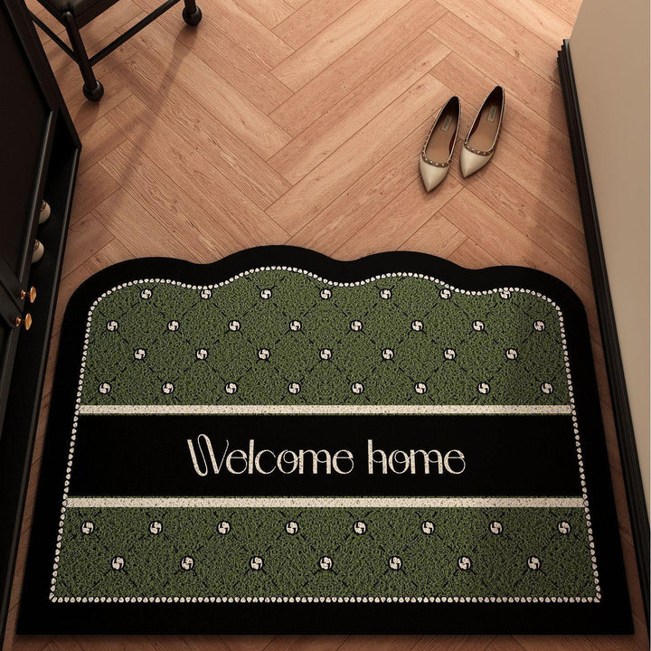 Floral-Themed Welcome Mat Stornfield