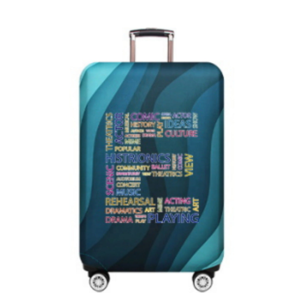 Unisex Hard Shell Suitcase with Creative Cultural Design Stornfield