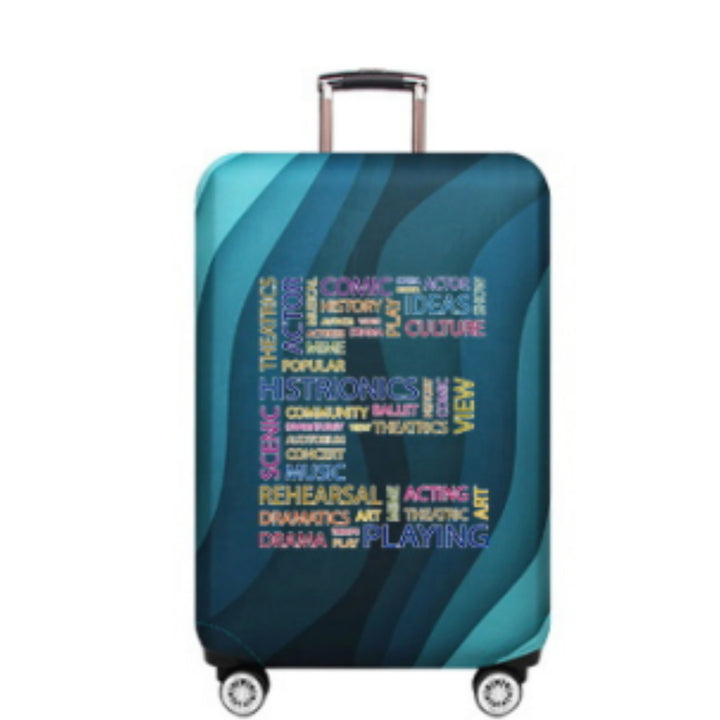 Unisex Hard Shell Suitcase with Creative Cultural Design Stornfield
