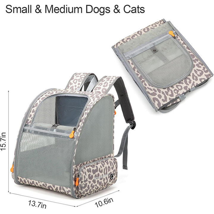 Pet Backpack with Breathable Mesh Inserts Stornfield