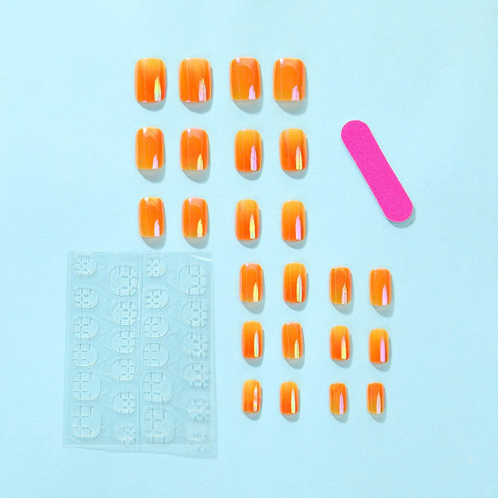 Gradient Color Artificial Nails Stornfield