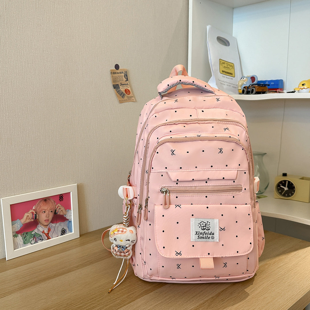 Multi-Pocket Patterned Backpack Stornfield