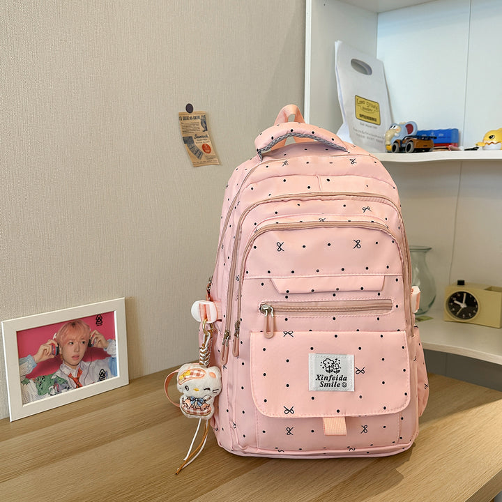 Multi-Pocket Patterned Backpack Stornfield
