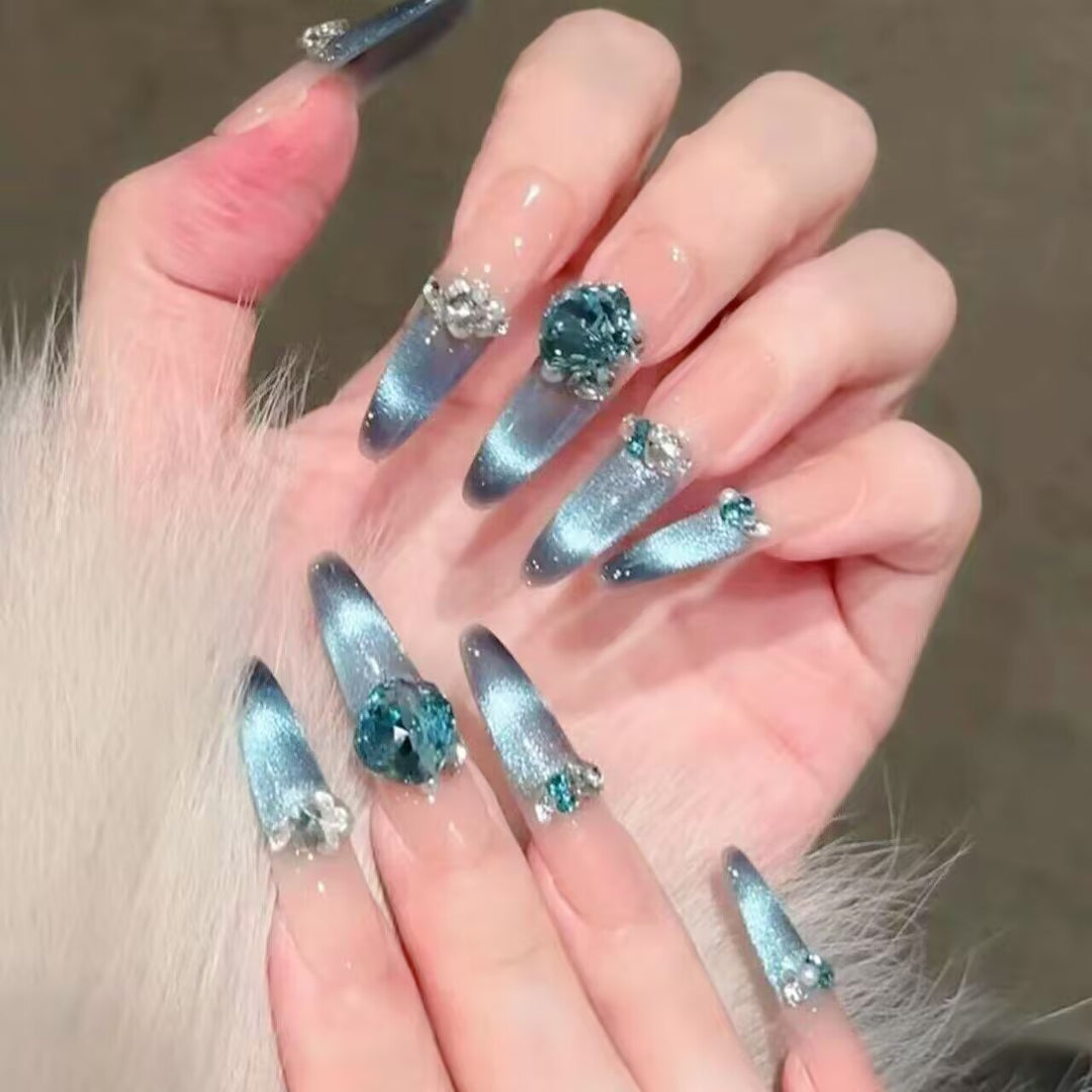 Stylish Stiletto Press-On Nail Extensions Stornfield
