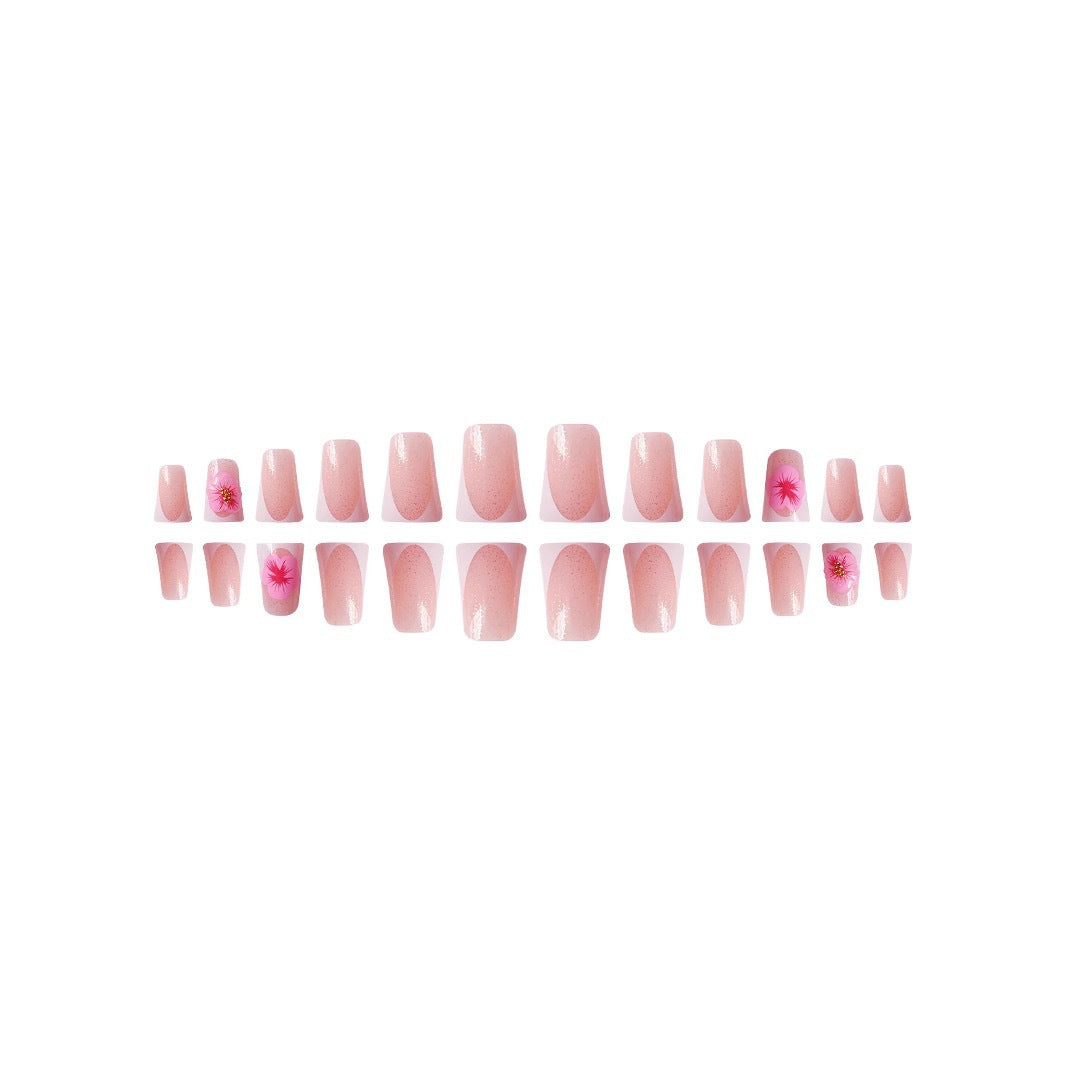 Floral Acrylic Nail Art Set Stornfield