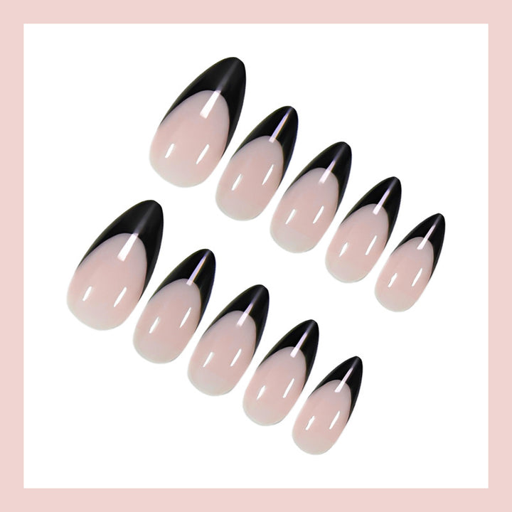 Nail Art Set with elegant French tips Stornfield