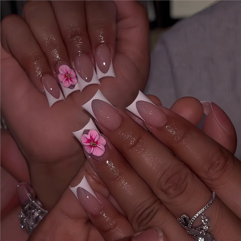 Floral Design Press-On Nails Stornfield
