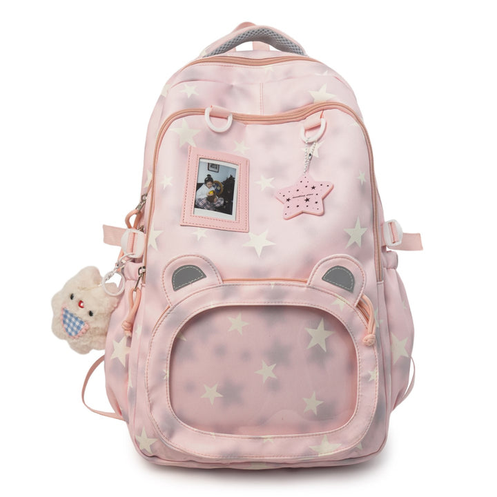 Children's Starry-Themed Plush Ear Backpack Stornfield
