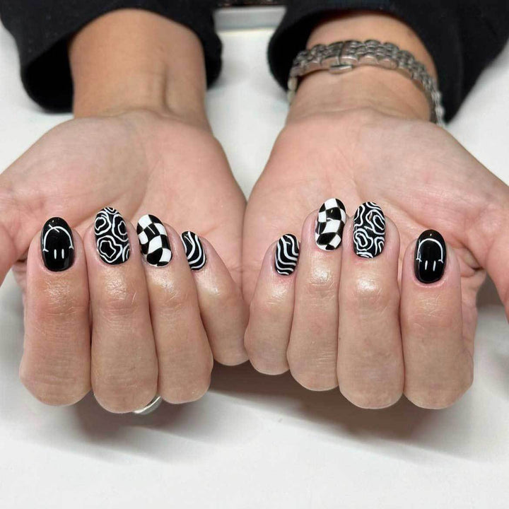 Creative Abstract Nail Art Set