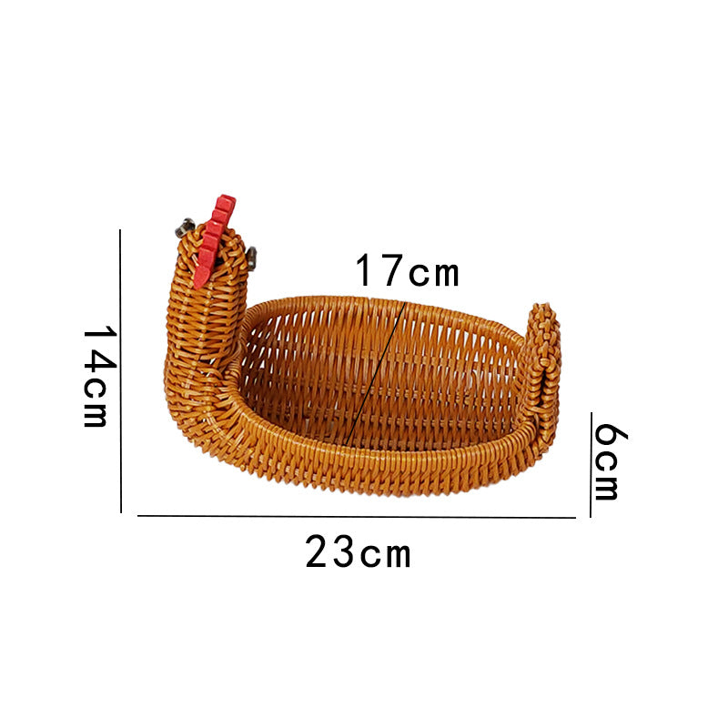 Decorative Woven Duck-Shaped Basket Stornfield