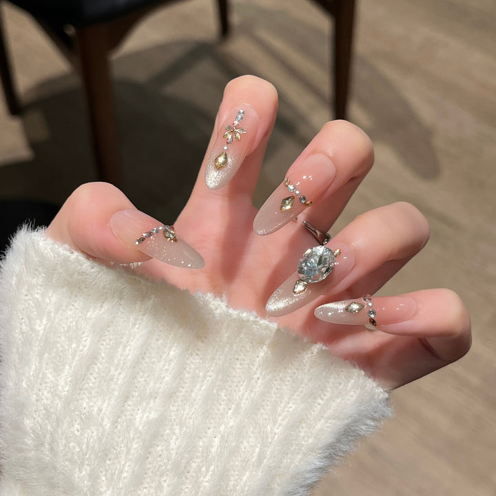 3D Embellished Press-On Nail Art Set Stornfield