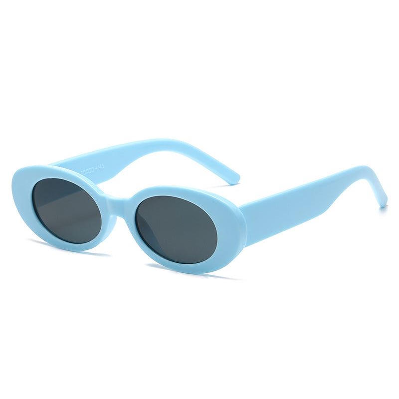 Women’s fashionable sunglasses with unique oval design Stornfield