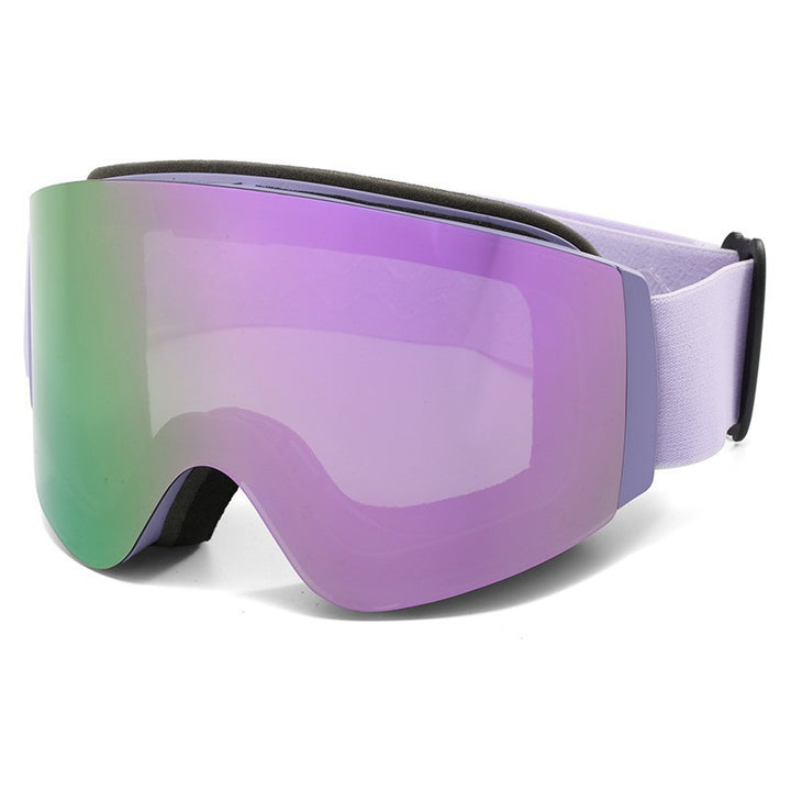 Ladies ski goggles with side glare protection and antifog coating Stornfield