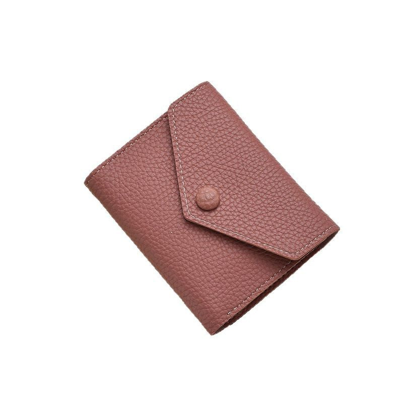 Textured Leather Cardholder Wallet