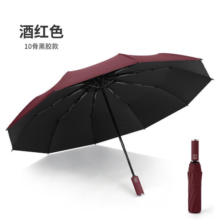Women's Automatic Umbrella with Sturdy Plastic Handle and Robust Frame Stornfield