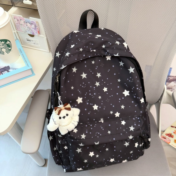 Star Print Casual Backpack Stornfield