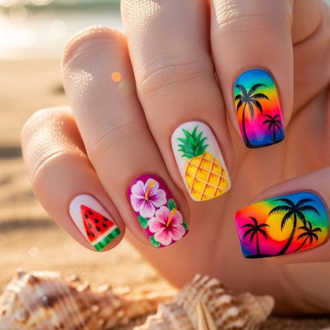 Tropical Fruit-Inspired Nail Art Kit Stornfield