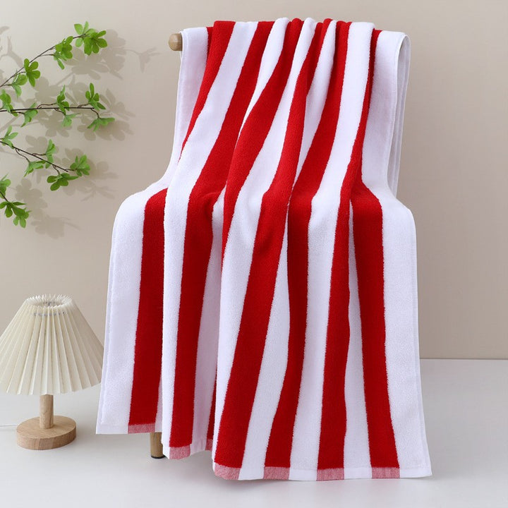 Terry Bath Towel With Vivid Stripe Pattern Stornfield
