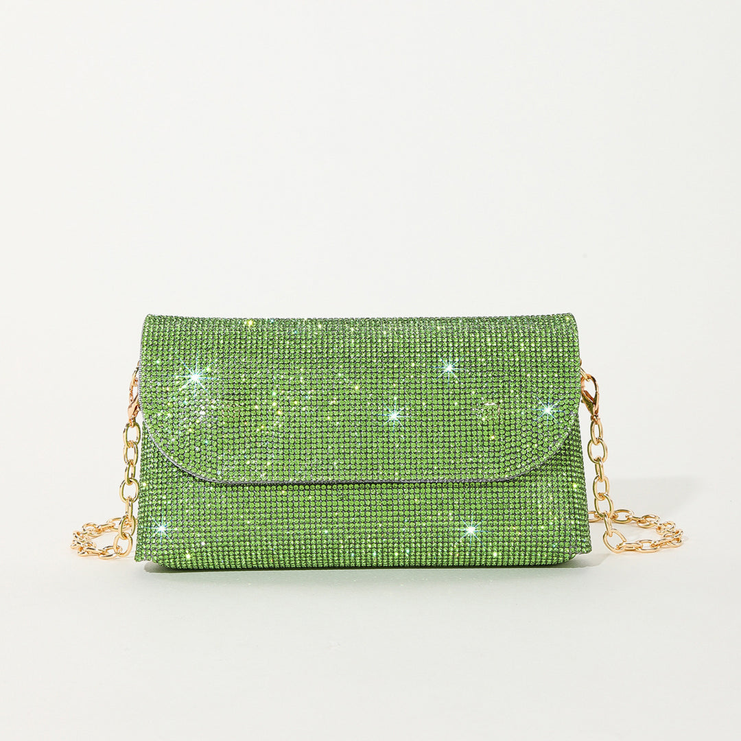 Rhinestone-Studded Evening Clutch