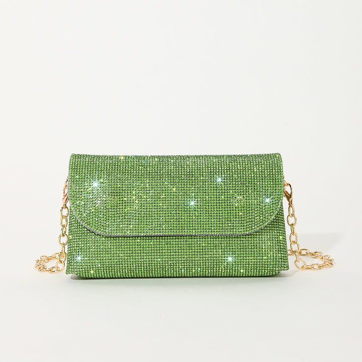 Rhinestone-Studded Evening Clutch