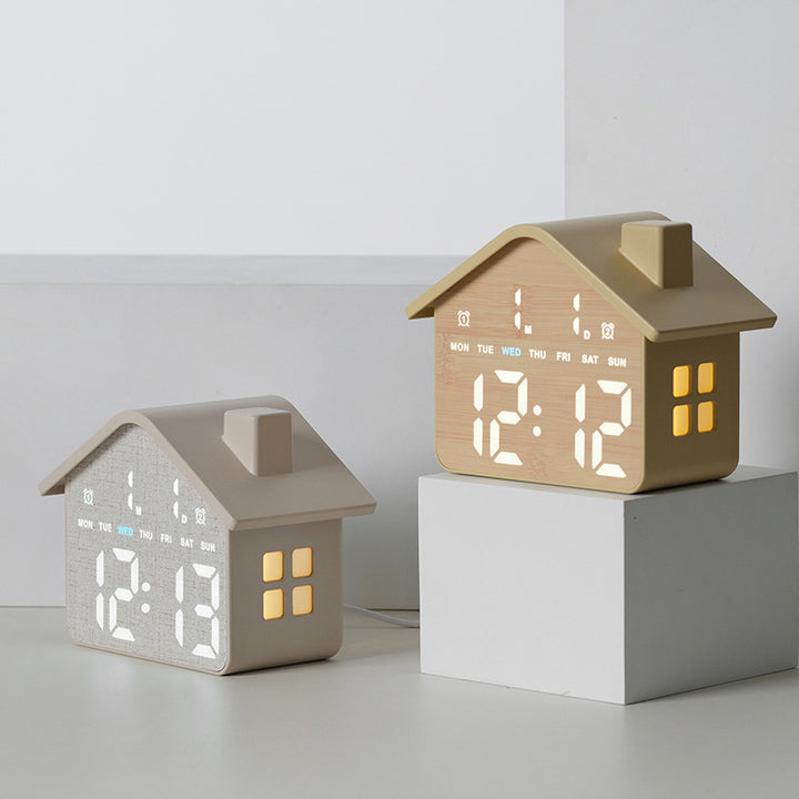 Digital Creative Clock in House Design Stornfield