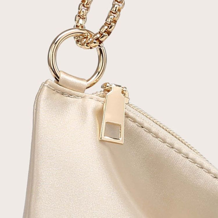 Satin Evening Shoulder Bag