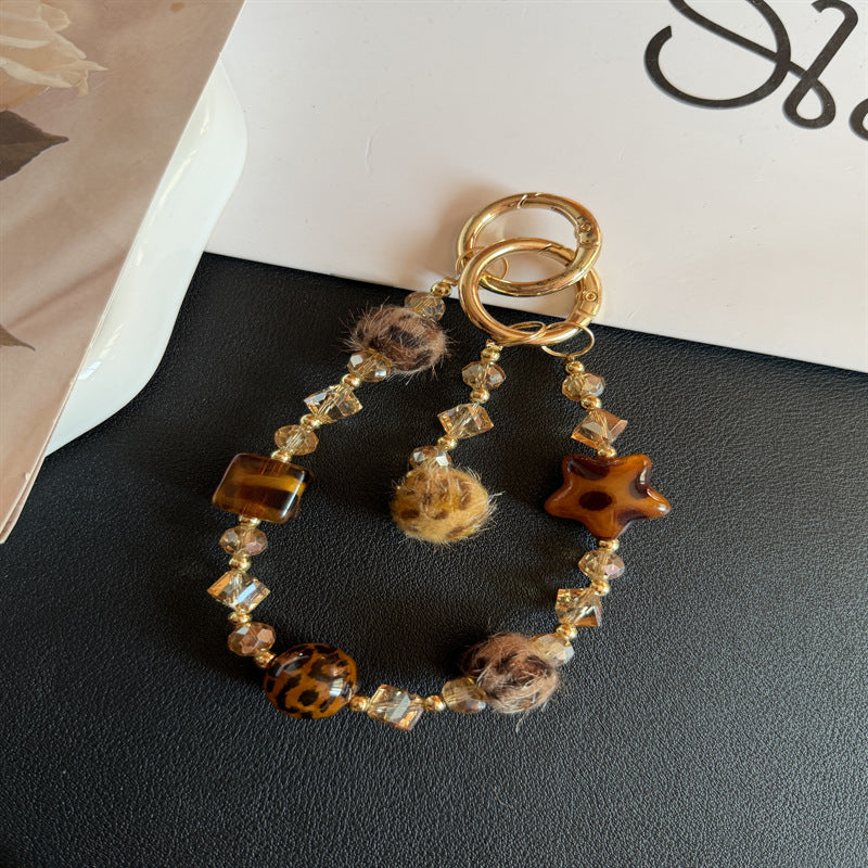Animal-Themed Beaded Keychain Stornfield