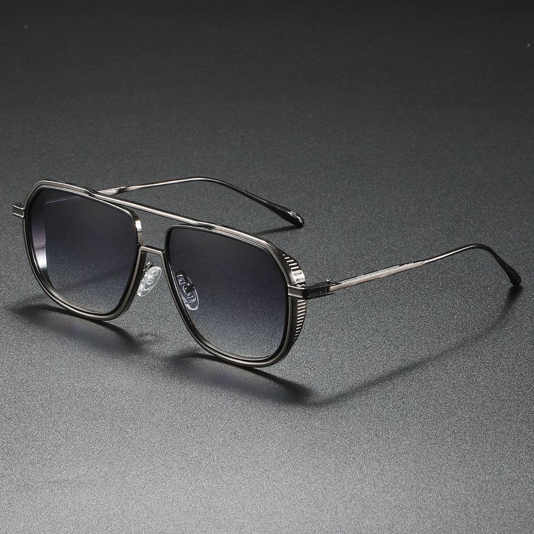 Women's Elegant Sunglasses with Angular Metal Frame Stornfield