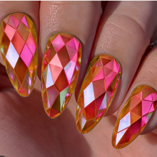 Decorative Faceted Press-On Nail Tips Stornfield