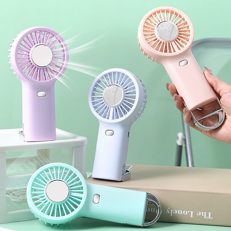 Ladies practical handheld fan with ergonomic handle Stornfield