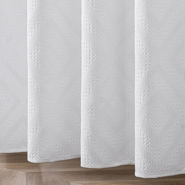 Textured Embossed Shower Curtain Stornfield