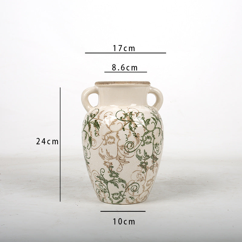 Floral ceramic vase Stornfield