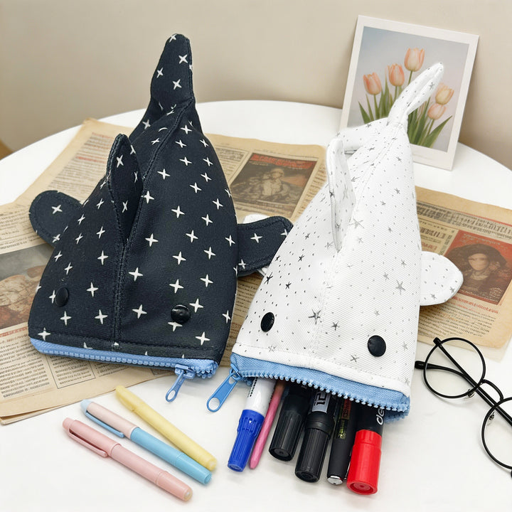 Plush Shark-Shaped Pencil Case Stornfield