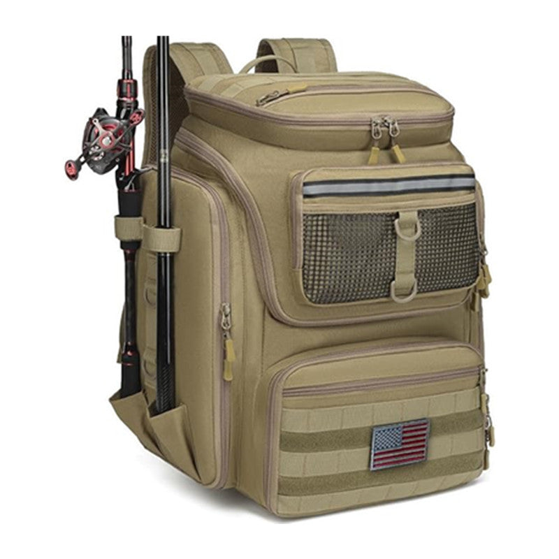 Tactical Multi-Compartment Fishing Backpack Stornfield