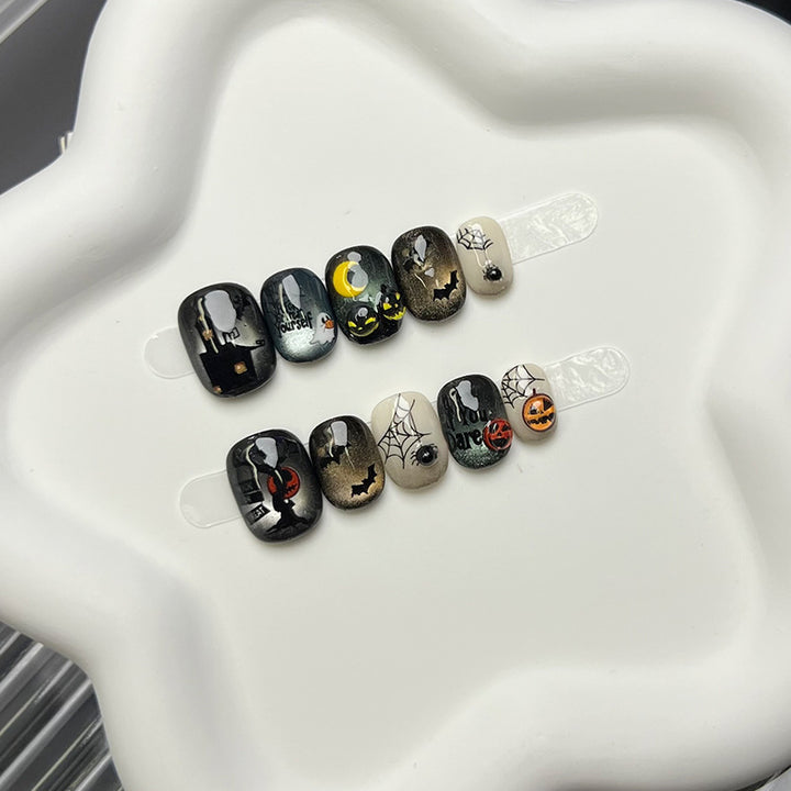 Themed Halloween Press-On Nail Set