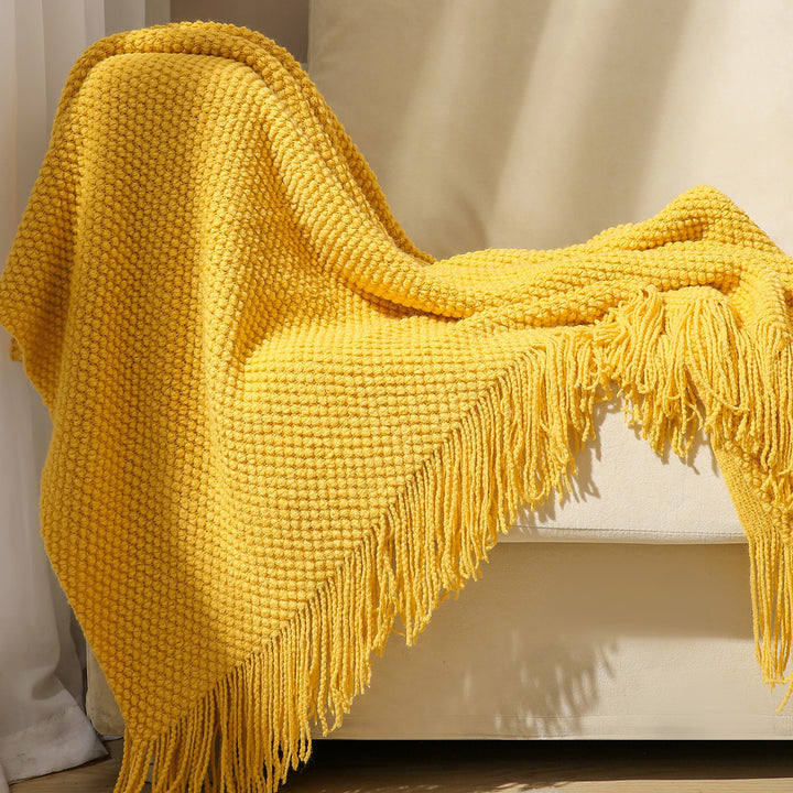 Chunky Knit Throw Blanket