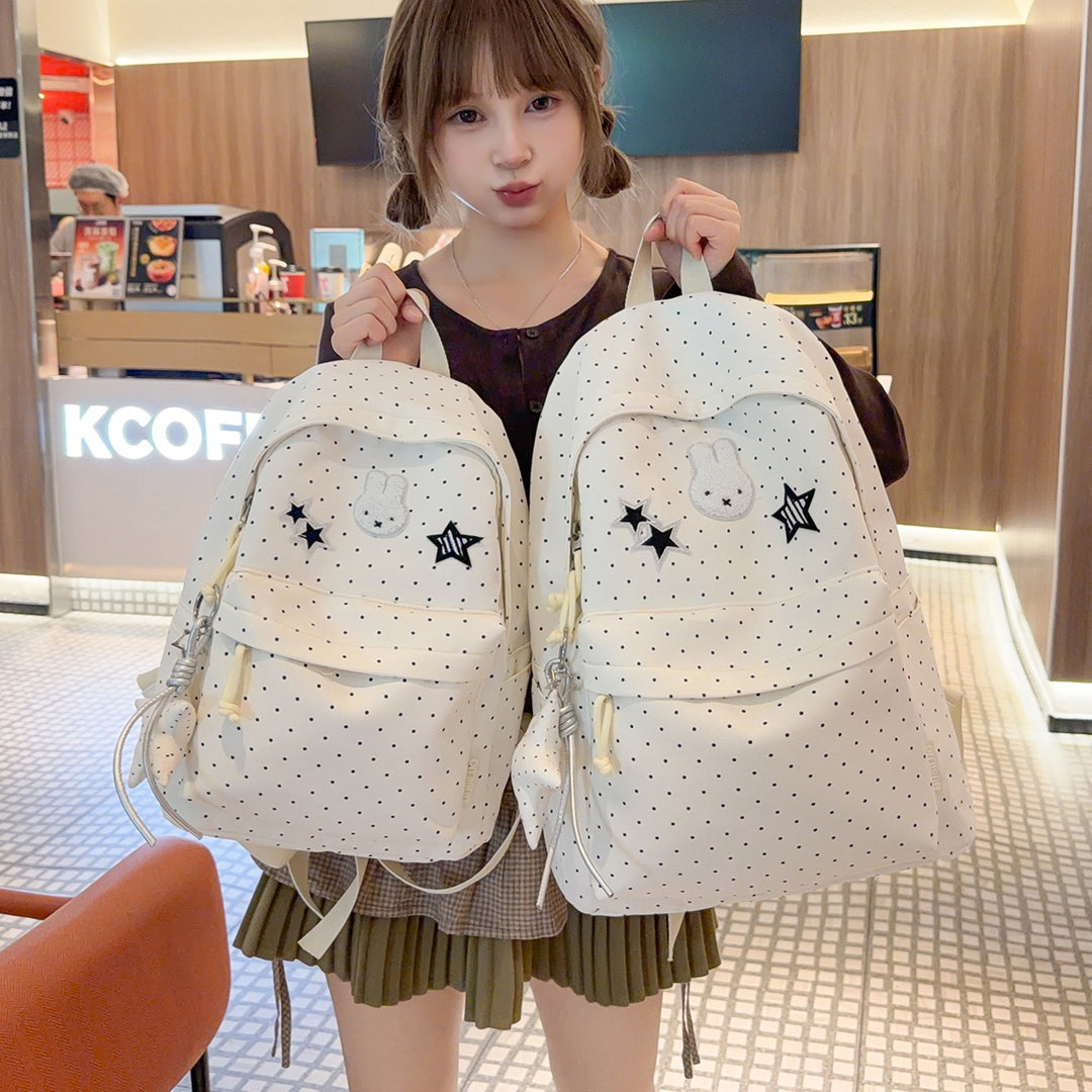 Playful Bunny and Star-Themed Backpack Stornfield