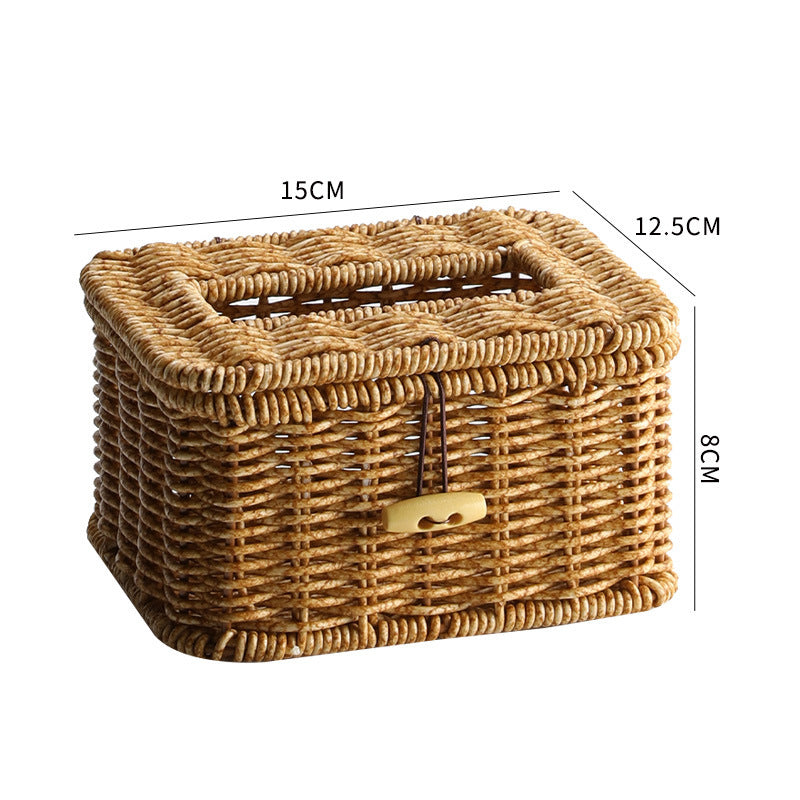 Handcrafted Wicker Storage Box Stornfield