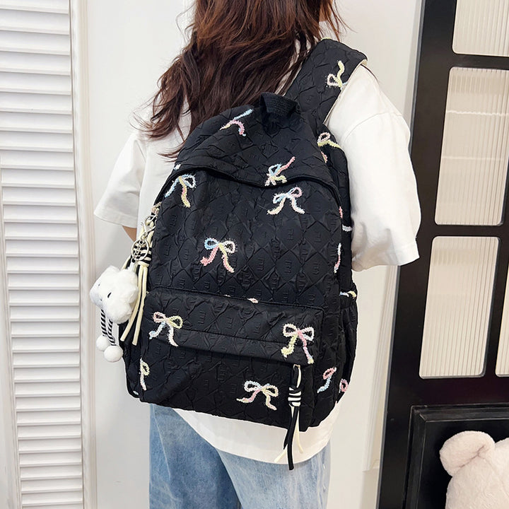 Creative Bow Patterned Backpack Stornfield