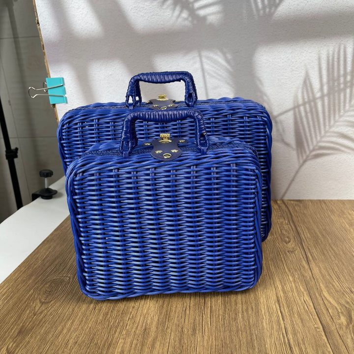 Women braided cosmetic and storage case Stornfield
