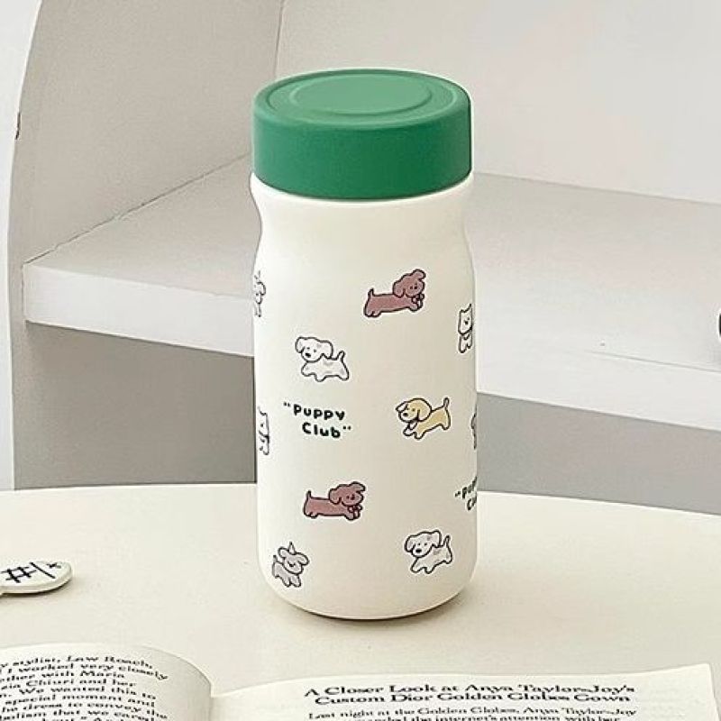 Ladies Insulated Water Bottle with Cute Dog Motif Stornfield